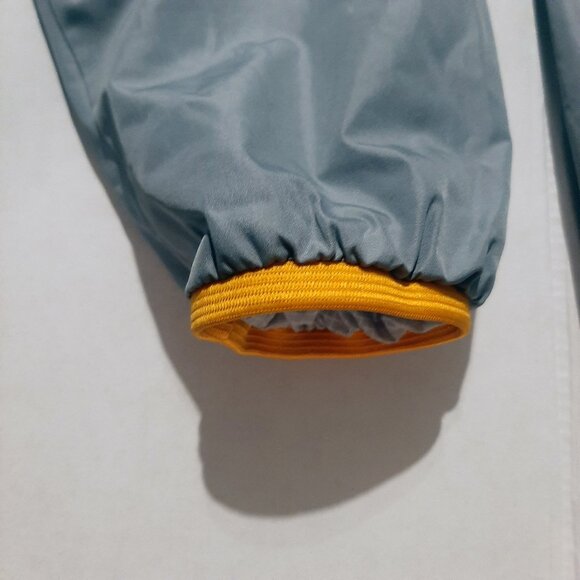 Jinx OVERWATCH Jacket Large Hooded Long Sleeve pullover Gray raised rubber logo - Picture 7 of 9